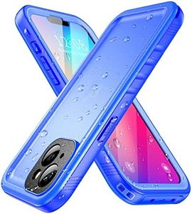 SPORTLINK Compatible with iPhone 13 Waterproof Shockproof Case - Full Body Heavy Duty Underwater Dustproof Rugged 360 Protective Military Grade Outdoor 6.1 Inch with Camera/Screen Protector (Blue)