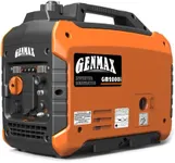 GENMAX Portable Generator, 2000W Ultra Quiet Gas Engine, EPA Compliant, Eco Mode Function, Ultra Light, Suitable for Backup Home and Camping(GM2000i)