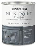 Rust-Oleum 331053 Milk Paint Finish, Quart, Kensington Gray, 32 Fl Oz (Pack of 1)