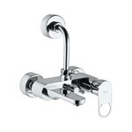 JAQUAR ORNAMIX Prime Series Normal Flow Exposed Part Kit 2 Way Diverter (Chrome), ORP-10117PM | Connections - Only to Spout & Overhead Shower | Wall Mounted, Knob Selector with Button