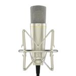 MA-67 Studio Condenser Microphone, 34mm Gold Large Diaphragm Capsule, Including Hydro Pop Filter, Metal Shock Mount, XLR Cable and Mic Bag - for Music Production, Vocal Recording and Podcasting