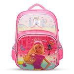 ADSON Korean 5D Hard Shell Embossed Kawaii Travel School Bag|Backpack for Girls & Boys Aesthetics Large 16 Inches Casual Day Pack Cartoon Bookbag Rucksack (Barbie Pink)