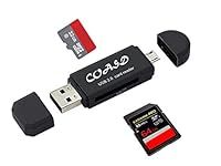 COASD SD Card Reader,Micro SD Card Reader,SD Card Adapter,Memory Card Reader,USB SD Card Reader and Micro SD Card Adapter for SDXC,SDHC,SD,MMC,RS-MMC,Micro SDXC,Micro SD,Micro SDHC Card and UHS-I Card