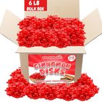 Sweetaholic Cinnamon Hard Candy 6 LB | Delicious Sweet Bulk Candy Individually Wrapped | Cinnamon Candy Bags Approx 375 Pieces