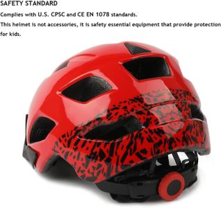 Exclusky Kids Bike Helmet – Adjustable Bicycle & Scooter Helmet, 50-57cm