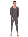 Lux Inferno Men's Thermal (Inferno_CH_FS_RN_TRO_Set_100_Charcoal Melange_XX-Large)