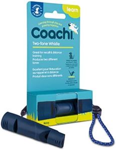 Coachi Two Tone Whistle, Train Two Dogs, Train Different Commands, Tough Material, Adjustable Reflective Lanyard, Traditional, Recall Training, Lightweight & Compact, Dog and Puppy Training