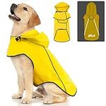 Dog Raincoats Waterproof Dog Coats,Waterproof Dog Jacket Hooded Slicker Poncho,Reflective Safety Dog Rain Jacket,Windproof Snow-Proof Dog Rain Coat,Dog Raincoats for Large Dogs