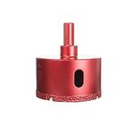 Meccion Diamond Drill Bit Brazed Core Hole Saws, Performance Hollow Hole Cutter for Glass/Tile/Granite/Marble/Porcelain (60mm)