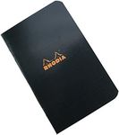 Rhodia Side Staplebound Black Pocke