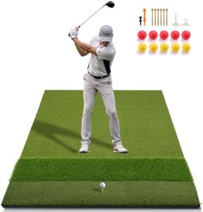 Fanshaw Premium Dual Golf Mat 6x4FT 45mm Thickened for Practice
