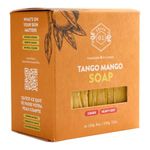 CRATE 61 ORGANICS Vegan Natural Bar Soap, Handmade Soap With Premium Essential Oils, Cold Pressed Face And Body For Men Women 3 Pack, (4 oz, Bars) (Tango Mango)