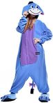 NEWCOSPLAY Unisex Adult Onesie Pajamas Animal One Piece Costume Cosplay Sleepwear, Donkey, Small