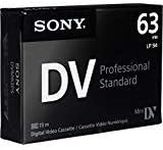 Sony DVM63PS MiniDV 63min Professio