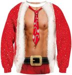 RAISEVERN Mens Ugly Christmas Sweat