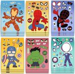 24 Sheets Make Your Own Superhero S