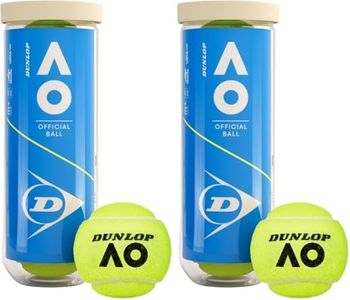 Dunlop Dunlop Australian Open 3 Ball Can Australian Open 3 Ball Can (Pack of 2)
