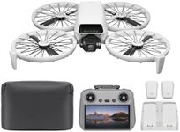DJI Flip Fly More Combo with RC 2 Screen Remote Controller, Drone with 4K UHD Camera for Adults, Palm Takeoff, Auto Return, Intelligent Flight, 3 Batteries for 93-Min Flight Time