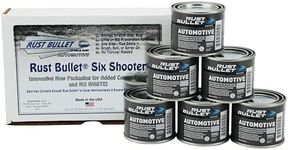 RUST BULLET Automotive - Metallic Gray - (6) 4 Oz - Rust Inhibitor & Protective Coating for Cars, Trucks, & Metal Surfaces, UV Resistant, No Topcoat Needed