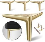 SunVFaFa Brushed Gold Furniture Leg