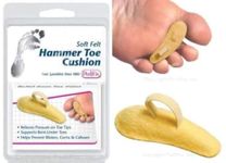 PEDIFIX Hammer Toe Cushion Crest Support Soft Felt Claw Mallet Toe Pain X-Large Left Mens 11+ P54-XLL -1-