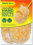 Millifiber Microfiber Reusable Refills for Swiffer Hand Duster, 360 Degree Dry Duster Heavy Duty Refills, 2-Pack (Handle is Not Included) Air Dry Only