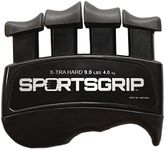 SPORTSGRIP -XTRA HARD Hand and Finger Exerciser (9lbs/4.0kg) - Best Ergonomic Finger Strengthener to Improve Grip for All Sport Athletes