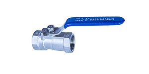 JIVTO Stainless steel ball valve 1/2 Inch BSP, female to female,1 PC type standard port valve for water.