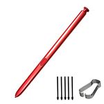 SLAUNT Note 10 Plus Pen Stylus Touch Galaxy Note 10 S Pen Replacement with Tips Tweezer Compatible with Samsung Galaxy Note10+ Note 10 Plus 5G N976 Note10 N970 (Without Bluetooth) (Red)