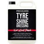 Pro-Kleen Tyre Shine Dressing - Wet Look Non-Sling & Solvent Free Formula - Tyre Protector Easy to Use Formula (5 Litres)