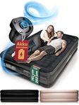 Aerios - Air Bed for 2 People - Self-Inflating Air Mattress | Premium Guest Bed without Power Cable - Integrated USB-C Pump - Inflatable Bed - Choose Size Now