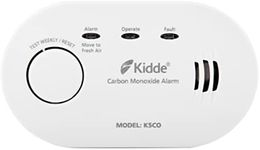 Kidde K5CO Carbon Monoxide Alarm, Ten Year Alarm Sensor Life, AA Battery Powered (Replaceable)