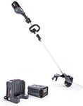 POWERWORKS 60V 16-inch Top Mount String Trimmer, 2.5Ah Battery and Charger Included ST60L2510PW,Black, Grey, Red