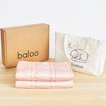 Baloo 4.5kg Weighted Blanket The Mini, Eco-Friendly, Chemical-Free, Soft Cool Cotton in Vegetable Dyed Petal Pink