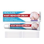 Wart Remover Cream 20g, Skin Tag Removal Kit, Effective Treatment of Warts, Corns Spot Moles, Moles and Calluses, Wart Removal Cream for Body and Hands