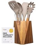 Wooden Utensil Holder - Stylish Ute