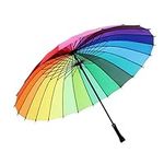 meizhouer 24k Color Rainbow Umbrell