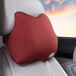 GiGi (G-1421 Memory Foam Car Neck Pillow Car Headrest,Head Pillow,Rest Pillow,Protect Neck (Brown)