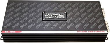 Earthquake Sound Mini D2500 Mono Class D Car Amplifier, 2500 Watts