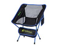 RMW Portable Camping Chair - Compact Ultralight Folding Backpacking Chairs, Small Collapsible Packable Lightweight Portable Chair for Outdoor, Camp, Picnic, Hiking (Dark Blue)