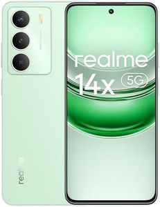 realme 14x 5G Smartphone 8+256 Go, écran Eye Comfort 120 Hz, Appareil Photo Net de 50 MP, Batterie Longue durée 5000 mAh, résistance aux Chocs de Niveau Militaire, Octa-Core, Vert (sans Adaptateur)