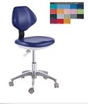 PU Leather Medical Dental Dentist's Chair Doctor's Stool Mobile Chair QY90G