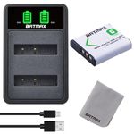 Batmax NP-BG1 NP-FG1 Battery and USB Dual Battery Charger for Sony Cyber-Shot DSC-N1 DSC-N2 DSC-T100 DSC-W80 DSC-W90 DSC-HX5 DSC-H55 DSC-HX7 DSC-HX9 DSC-HX10 DSC-W110 DSC-W115 DSC-W120 DSC-W200 W215