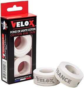 Velox Rim Tape, White, 16mm x 2m (2-Pack)