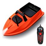 SPYMINNPOO Fishing Bait Boat, Remote Control Bait Boat Smart RC Drone with Auto Return 500M Long Remote Range Night Lights One Click Cruise Control for Fish (12000mah)