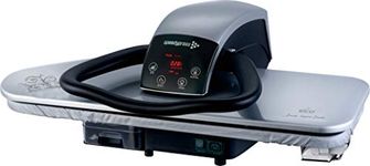 Steam Ironing Press 91HD Silver Heavy Duty Professional 91cm by Speedypress (+ FREE Iron Attachment, Anti-Scale Water Filter, Replacement Cover & Foam Underfelt)