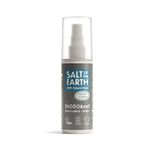 Salt of the Earth – Refillable Natural Deodorant Spray – 100% Natural Origin Ingredients - Vegan, Long Lasting Protection – Suitable For Women, Men & Kids - 100ml (Vetiver & Citrus)