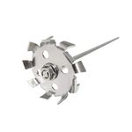 ZCBYBT Dispersing Impeller Blades of Dispersing Machine Blades Impellers Are Suitable for Coatings, Cosmetics, Dyes, Daily Chemicals and Other Industries,5cm