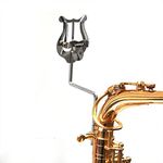 sleeri Alto Saxophone Sheet Music Clip Stand Stainless Steel Sax Lyre Clamp-On Holder