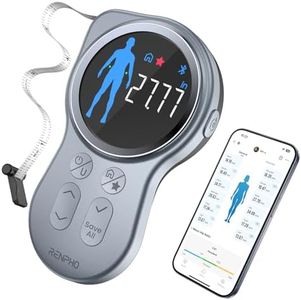 RENPHO New Year Gifts for Women Men, Smart Tape Measure with Large Display, Bluetooth Body Measuring Tape with App for Weight Loss, Fitness Shape, Measure Circumference Length